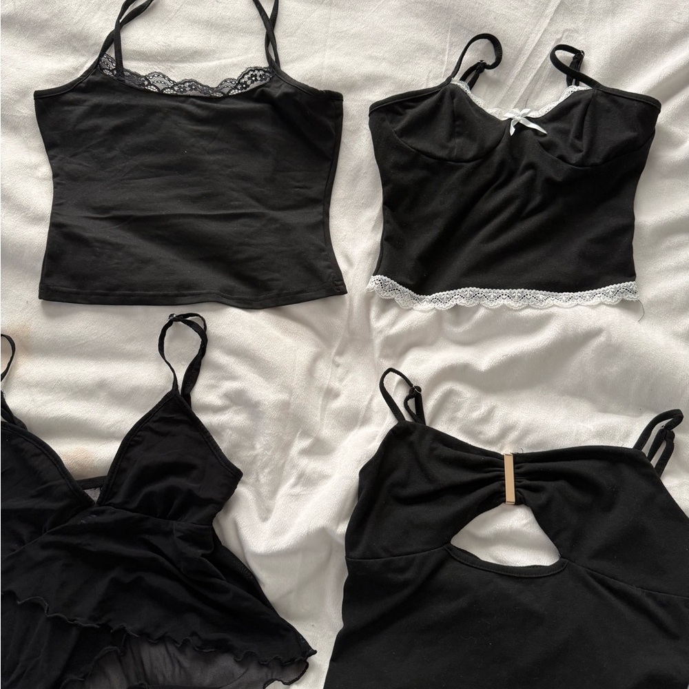 SHEIN Black Tank Tops Set - Picture 2 of 4